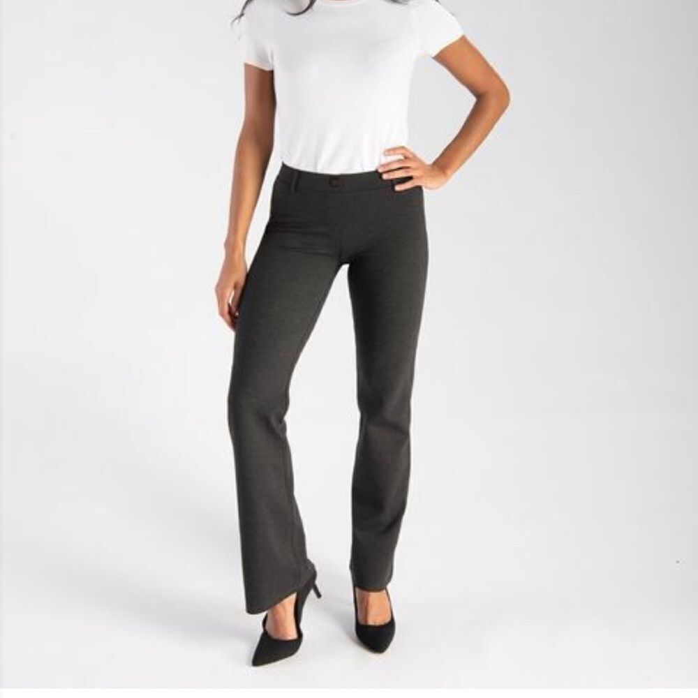 Betabrand Dress Pant Yoga Pants size S Petite dark grey in EUC dress pants